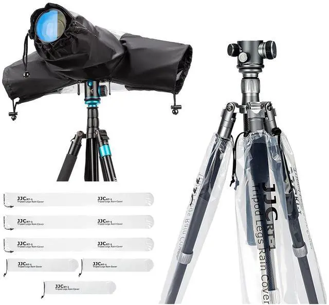 Alt view image 8 of 14 - Camera Rain Cover + Tripod Leg CoverDSLR Mirrorless Camera Rain Cover with 6 Pack Camera Tripod Leg Covers