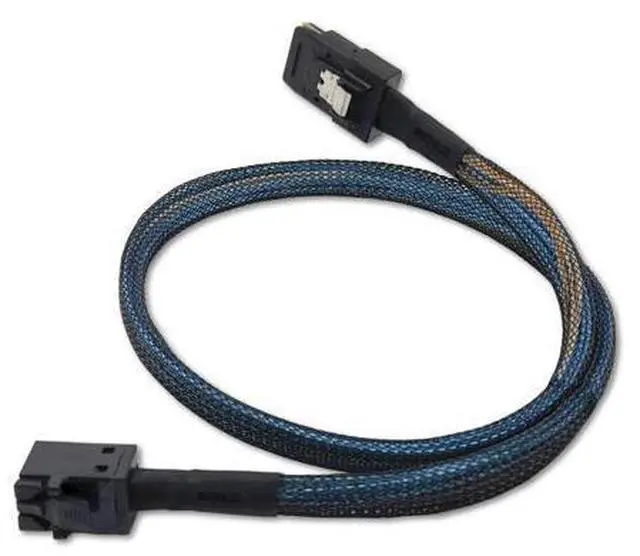 Alt view image 8 of 10 - Vszerda High-Performance Mini SAS HD Cable SFF-8643 to SFF-8087 Data Transfer Cord (1 Cable, 1 M / 3.2 Feet)