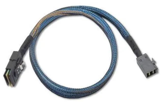 Alt view image 9 of 10 - Vszerda High-Performance Mini SAS HD Cable SFF-8643 to SFF-8087 Data Transfer Cord (1 Cable, 1 M / 3.2 Feet)