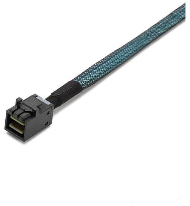 Alt view image 4 of 7 - WRIARICH SFF86434SATA50CM Internal 12G HD Mini SAS SFF-8643 to 4 x SATA Cable Hard Drive Cable,HD Mini SAS Host/Controller to 4 SATA Target/Backplane-1.64ft