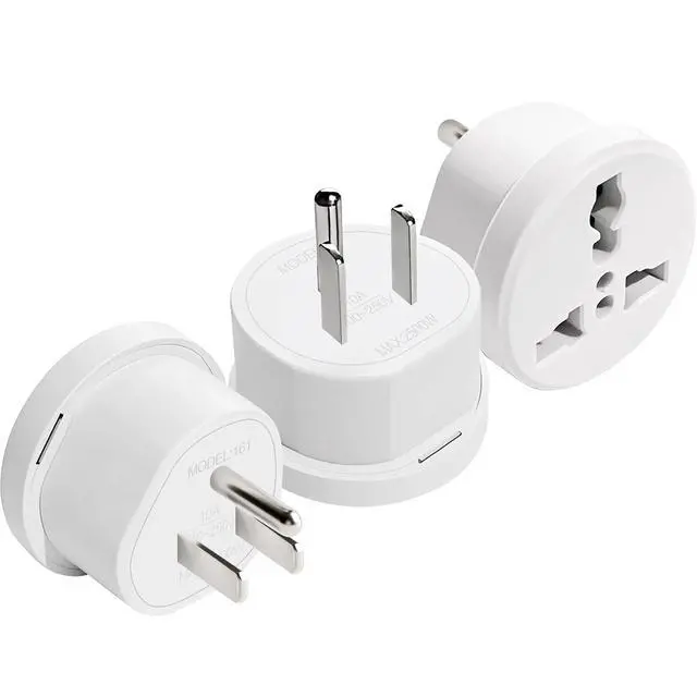 Alt view image 7 of 12 - UK to US Plug Adapter, Type B International Power Adaptor Compatible with Plugs from Europe, India and Other Countries 3-Packs