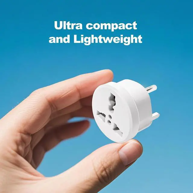 Alt view image 11 of 12 - UK to US Plug Adapter, Type B International Power Adaptor Compatible with Plugs from Europe, India and Other Countries 3-Packs