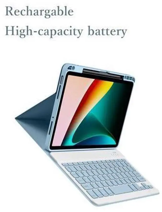 Alt view image 10 of 10 - kaitesi Keyboard Case Mouse for iPad Pro 11 inch M4 Case with Keyboard and Mouse, Magnetically Detachable Color Keyboard Case for iPad Pro 11" M4,Purple