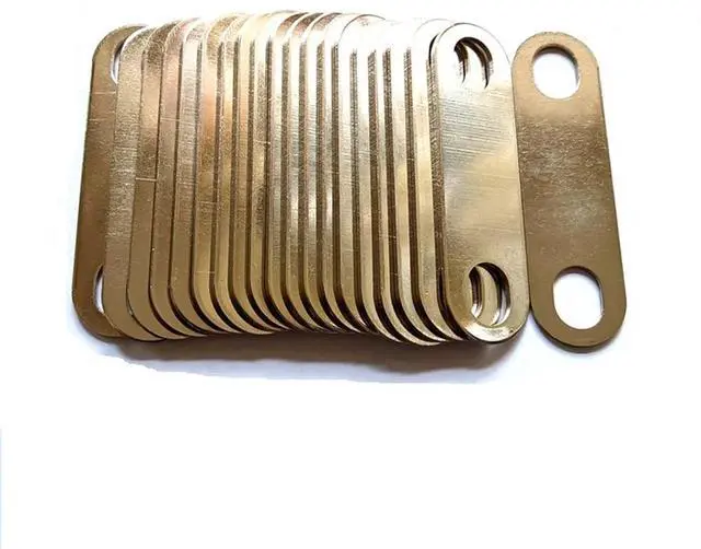 Alt view image 11 of 12 - 20pc LTO Bus Bars Connector Posts Straps Clips 65mm Hole Central Pitch Oval Hole for Yinlong 66160 Lithium Titanate Cell