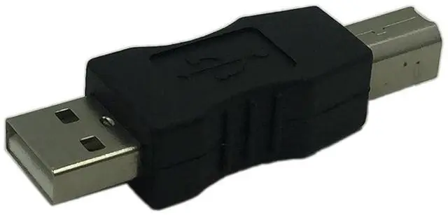 Alt view image 9 of 14 - USB Type A Male to USB Type B Male Connector Converter Adapter (2Pack)