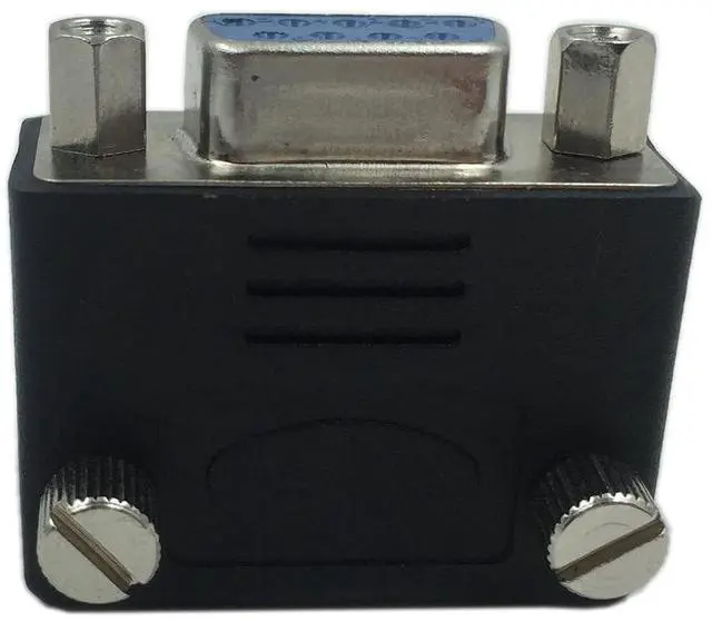 Alt view image 11 of 12 - 90 Degree DB9 9 Pin RS 232 Male to Female Serial Gender Changer Extension Cable Converter Adapter Coupler