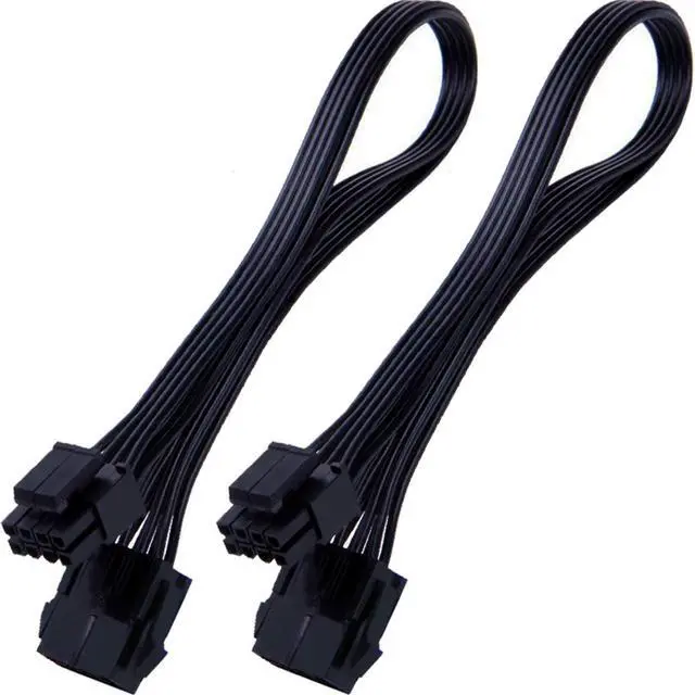 Alt view image 4 of 6 - EPS 8 Pin Power Extension Cable TeamProfitcom ATX CPU 8 Pin Female to 8(4+4) Pin Male EPS Extension Cable for Motherboard 12 Inches (2 Pack)