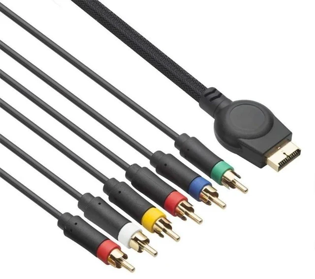 Alt view image 8 of 9 - Component AV Cable High Resolution HDTV Component RCA Audio Video Cable for PS3 PS3 Slim for PS2 Gaming Console (6 Feet)