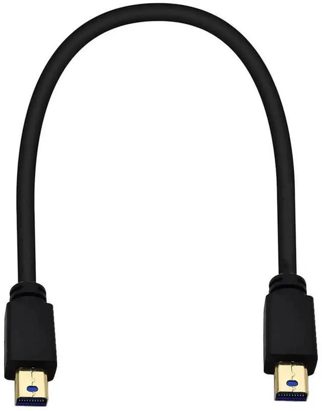 Alt view image 4 of 6 - Mini DisplayPort Cable, 1FT 8K Mini DisplayPort (Mini DP) Male to Male 8K Extension Cord for with Mini DP PC/Laptop (Male to Male)
