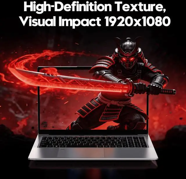 Alt view image 4 of 7 - Chheart 2026 Flagship 15.6" Gaming Laptop | AMD Ryzen 7 6800H | 32GB DDR5 RAM | 1TB NVMe SSD | 8C/16T Up to 4.7GHz | Wins 11 Pro | Backlit Keyboard Fingerprint | Lightweight 3.5lb | 2-Year Warranty