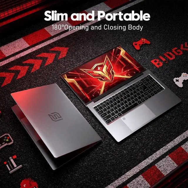 Alt view image 5 of 7 - Chheart 2026 Flagship 15.6" Gaming Laptop | AMD Ryzen 7 6800H | 32GB DDR5 RAM | 1TB NVMe SSD | 8C/16T Up to 4.7GHz | Wins 11 Pro | Backlit Keyboard Fingerprint | Lightweight 3.5lb | 2-Year Warranty