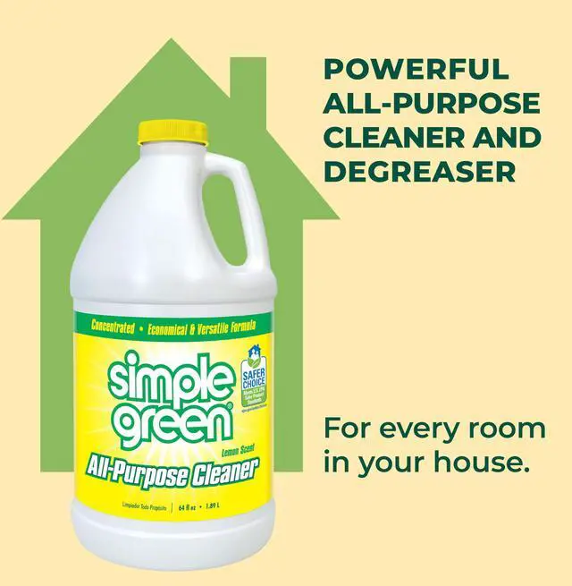 Alt view image 2 of 7 - All Purpose Cleaner Concentrate Lemon Scent 64 Fl Oz