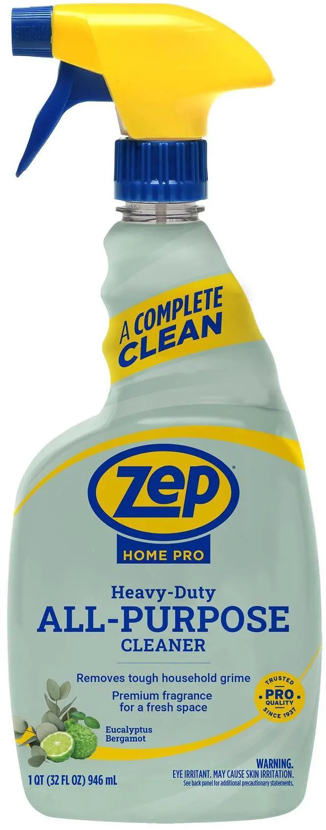 Main image of Home Pro Heavy-Duty All-Purpose Cleaner - 32 oz (Pack of 1) R61506 - Removes tough grime from multiple indoor surfaces like counters & floors while leaving behind a Eucalyptus Bergamot scent