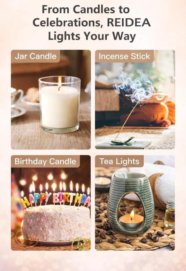 Alt view image 6 of 7 - Electric Lighter, R1 Pro Windproof Flameless USB Rechargeable Arc with Safe Button and Power Indicator for Candle, BBQ and Fireworks, Rose Gold