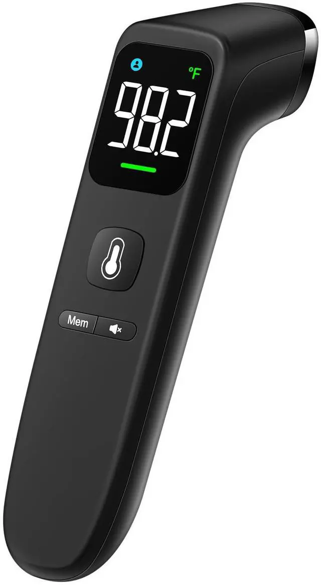 Main image of No-Touch Thermometer for Adults and Kids - Digital Forehead Thermometer with High Accuracy, Ultra Clear LEDScreen and Fever Alarm