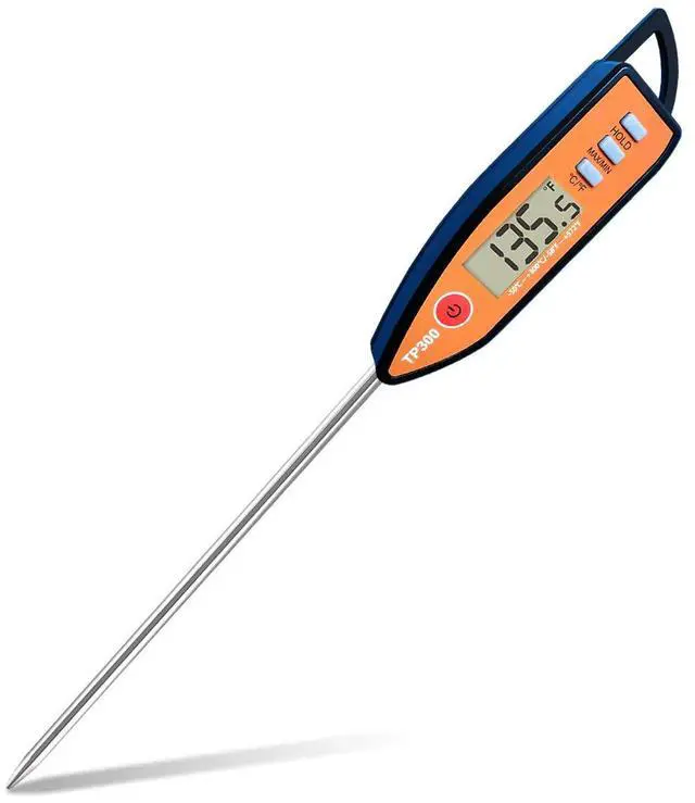 Main image of Digital Meat & Milk Thermometer - Instant Read Probe for Cooking, BBQ, Grill, Deep Fry, Roast & Baking