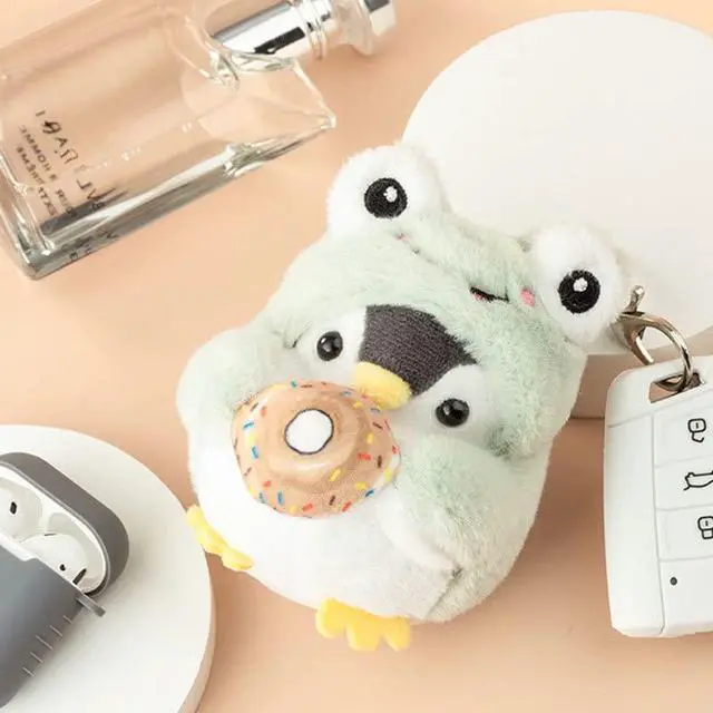 Alt view image 3 of 7 - Creative Cute Lovely Penguin Pendant Keychain Gift - For Handbag, Purse, Backpack, Car Keys