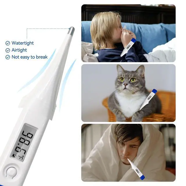 Alt view image 5 of 7 - Disposable Digital Thermometers Probe Covers Set of 100 Oral Rectal Thermometer Probe Cover Universal Thermometers Sleeves for Adult and Kids