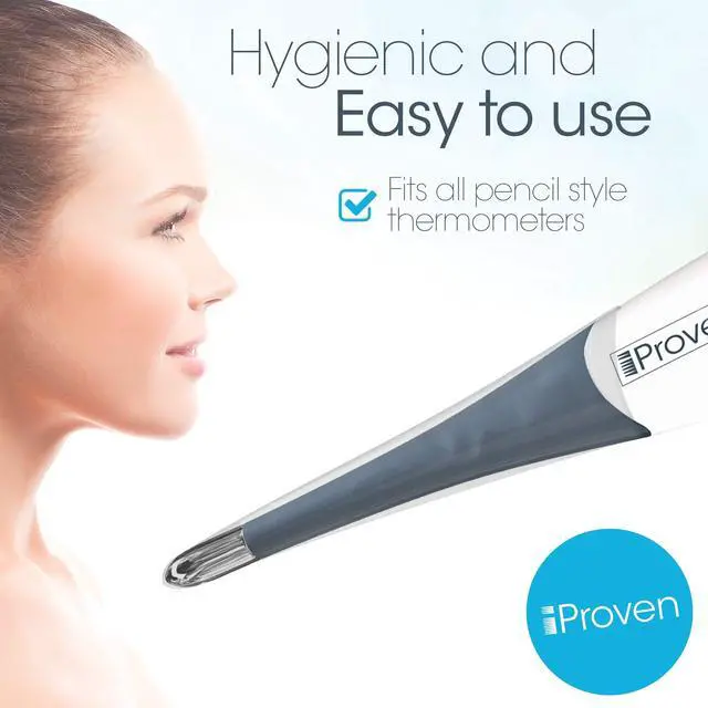 Alt view image 2 of 5 - Disposable Probe Covers for Oral Thermometer and Rectal Thermometer, 50 Count - iProven PC-111