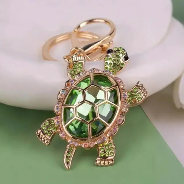 Alt view image 4 of 7 - Turtle Keychain Purse Bag Charms for Handbags Cute Keychains for Car Keys Heart Accessories Lucky Gifts for Women