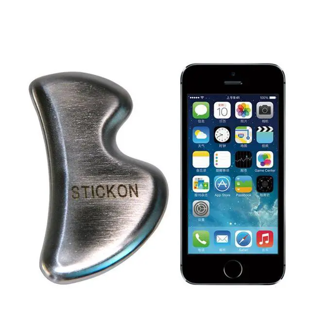Alt view image 6 of 6 - Stainless Steel Gua Sha Scraping Massage IASTM Soft Tissue Mobilization Tool (B Shape)