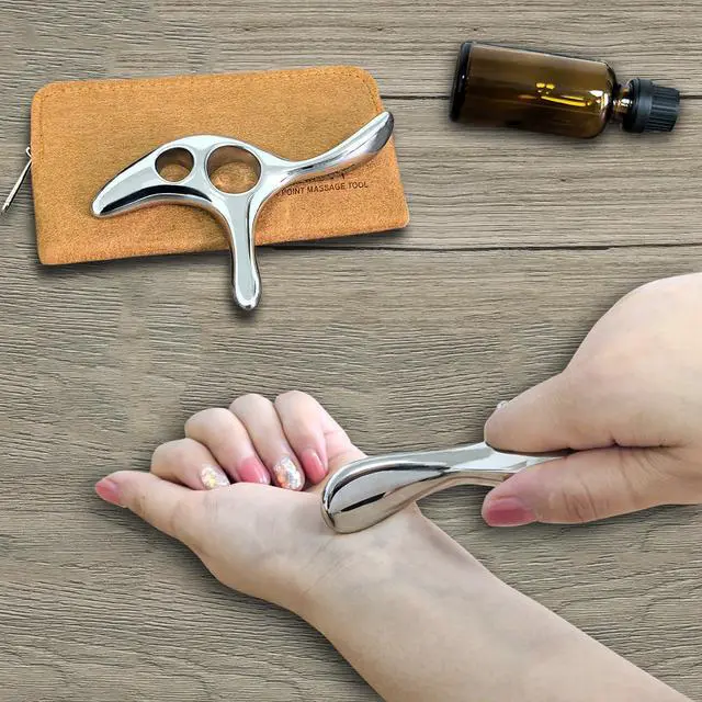 Alt view image 3 of 7 - Gua Sha Trigger Point Massage Tool -Thumb Protector,Deep Tissue Massage,Muscle Scraper Tool (T)