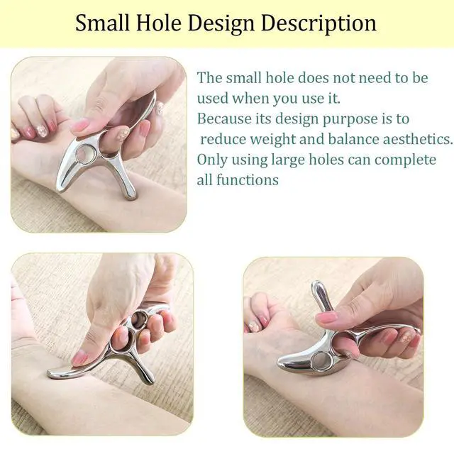 Alt view image 7 of 7 - Gua Sha Trigger Point Massage Tool -Thumb Protector,Deep Tissue Massage,Muscle Scraper Tool (T)