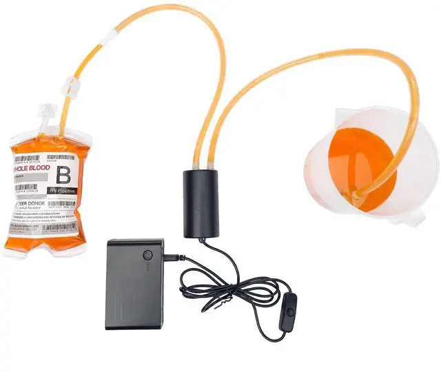 Alt view image 3 of 6 - Quick-Fill Multi-Use USB Electric Pump - for Halloween Blood Bags, Home Brew Bottling, Water Dispensers, Coffee Machines & Party Props | Food Grade Auto-Siphon Portable Transfer Pump