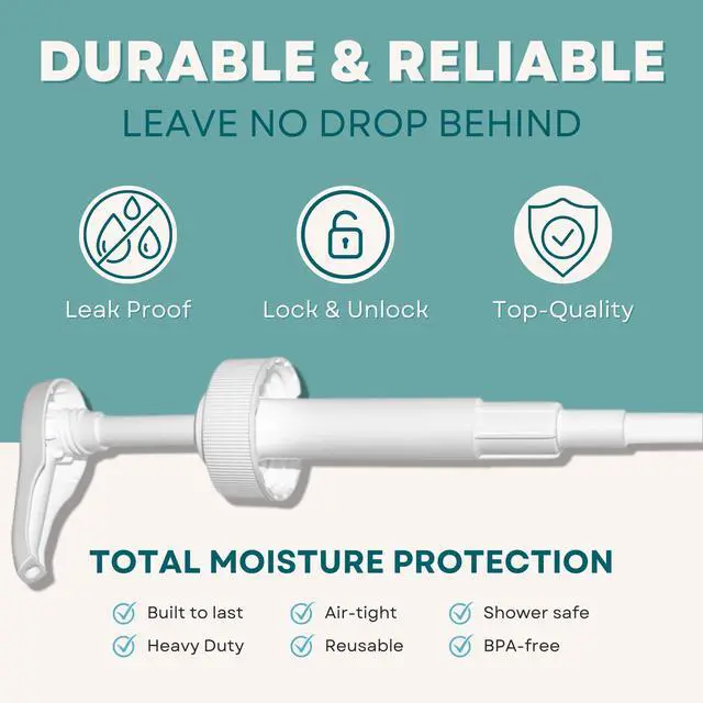Alt view image 5 of 6 - Gallon Pump Dispenser | for Plastic or Glass Bottles | Heavy-Duty Leak Proof for Commercial and Household Use | Pump for Gallon Jug | Non-BPA Plastic (Pack of 2)