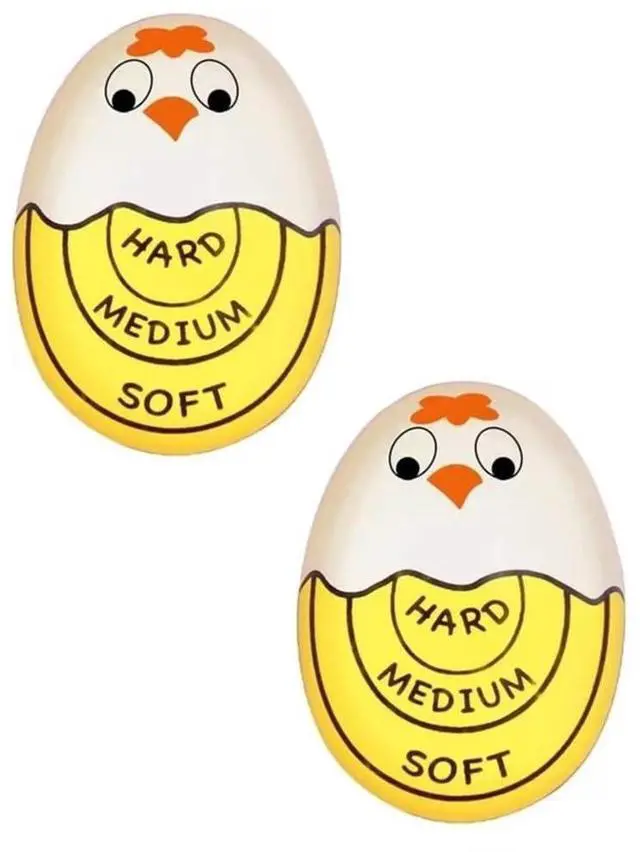 Main image of Egg Boiling Timer 2-Pack Color-Changing in-Water Indicator for Soft, Medium & Hard Eggs