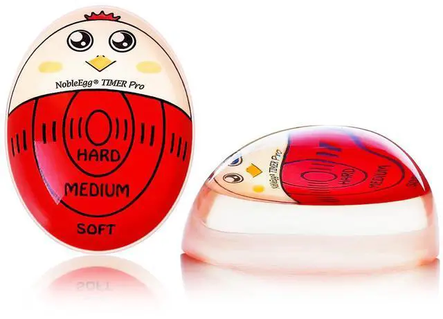 Alt view image 2 of 6 - Egg Timer Pro for Boiling Eggs | Soft Hard Boiled Egg Timer that Changes Color When Done | No BPA, Certified
