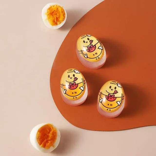 Alt view image 6 of 6 - Egg Boiling Timer 2-Pack Color-Changing in-Water Indicator for Soft, Medium & Hard Eggs