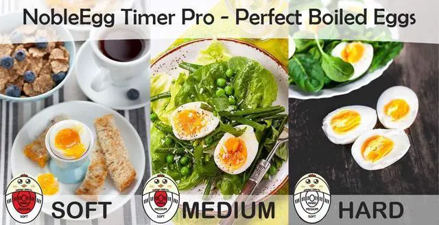 Alt view image 5 of 6 - Egg Timer Pro for Boiling Eggs | Soft Hard Boiled Egg Timer that Changes Color When Done | No BPA, Certified