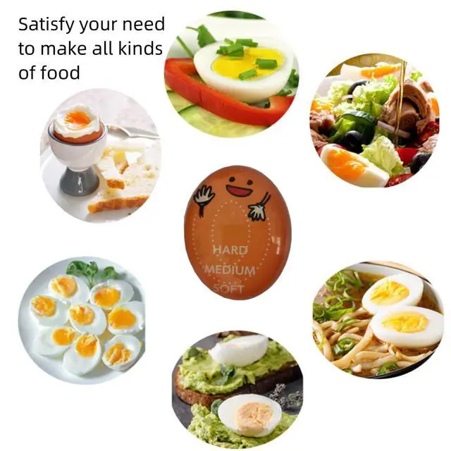 Alt view image 4 of 4 - Egg Timer for Perfectly Boiled Eggs - Color Changing Indicator for Soft to Hard Boiled Eggs-2 Pieces