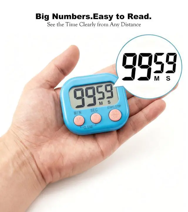 Alt view image 4 of 7 - Digital Timer for Classroom Teachers Students, Magnetic Kitchen Countdown Timer, Easy Timers for Kids Homework Study Cooking Gym Game, 6 Pcs