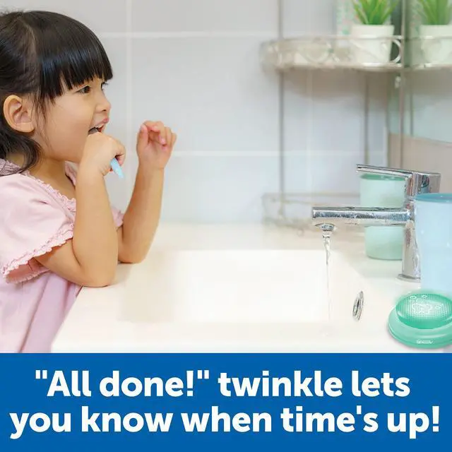 Alt view image 3 of 6 - 2 Minute Toothbrushing Timer - Toothbrush Timer for Kids, Timers for Kids Bathroom, Toddler Teeth Brushing Button, Visual Countdown for Tooth Brushing