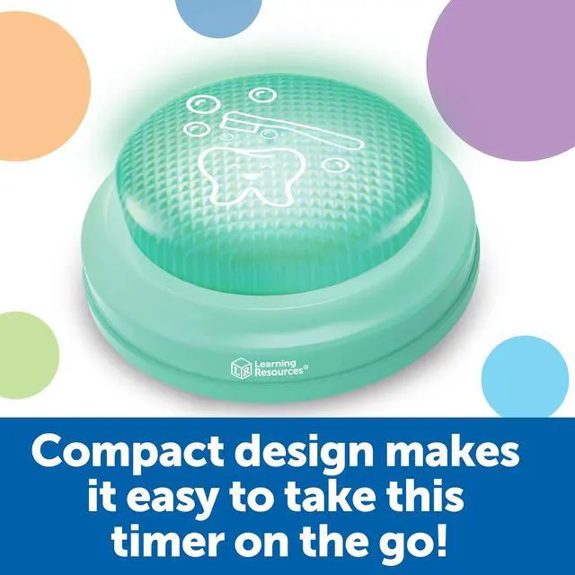 Alt view image 4 of 6 - 2 Minute Toothbrushing Timer - Toothbrush Timer for Kids, Timers for Kids Bathroom, Toddler Teeth Brushing Button, Visual Countdown for Tooth Brushing