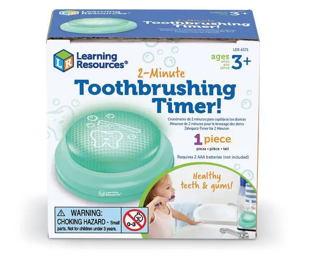 Alt view image 5 of 6 - 2 Minute Toothbrushing Timer - Toothbrush Timer for Kids, Timers for Kids Bathroom, Toddler Teeth Brushing Button, Visual Countdown for Tooth Brushing