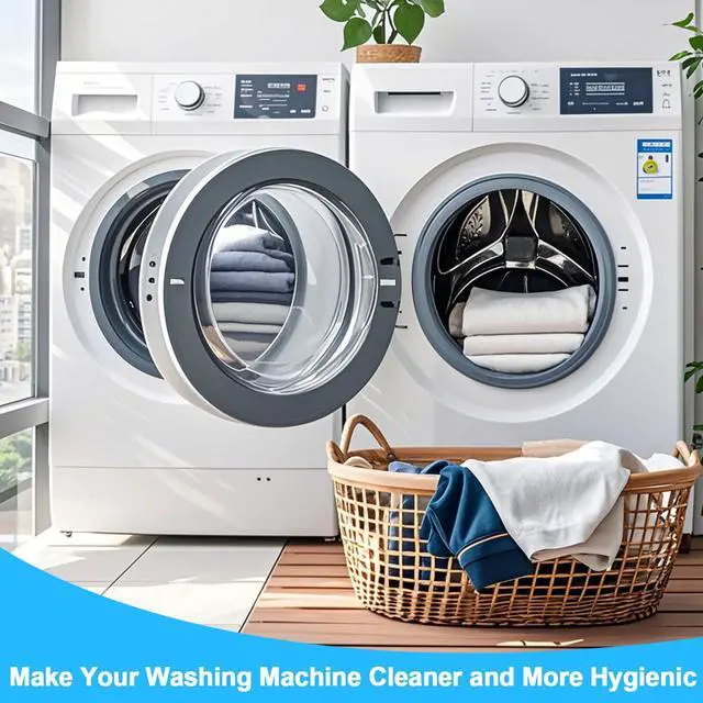 Alt view image 7 of 7 - Washing Machine Cleaning Brush Kits,Front Load Washer Scrub Cleaner Tools Accessories-1 Pcs Drum Laundry Cleaner Brush and 5 Pcs Crevice Cleaning Brush for Tight Spaces and Washer Rubber Seal