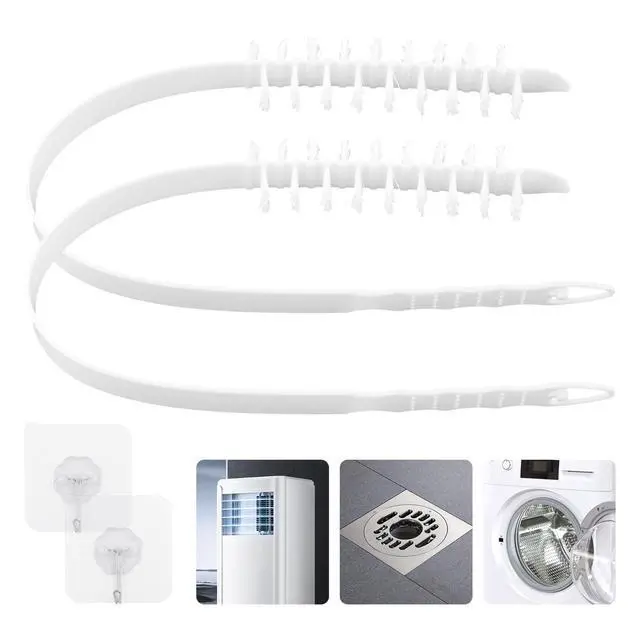 Alt view image 2 of 7 - 2 Pcs Washing Machine Cleaning Brush, Rolling Washing Machine Cleaner Front Loader Cleaning Tools with Storage Hook (23.23 x 5.51 x 1.38 inch)