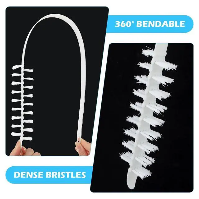 Alt view image 4 of 7 - 2 Pcs Washing Machine Cleaning Brush, Rolling Washing Machine Cleaner Front Loader Cleaning Tools with Storage Hook (23.23 x 5.51 x 1.38 inch)