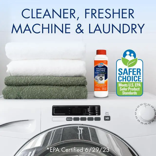 Alt view image 6 of 7 - Washing Machine Cleaner, Helps Remove Odor, Buildup, and Limescale, Fresh Scent, Made in the USA, 12 Ounce Bottle, 3-Pack