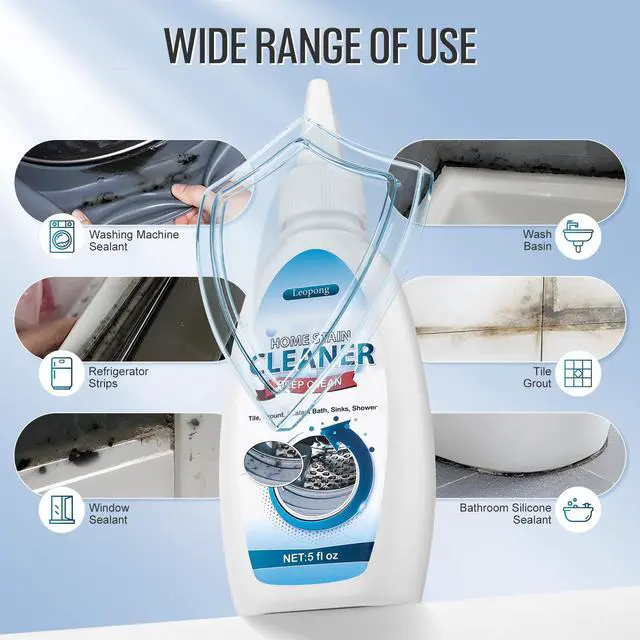 Alt view image 2 of 7 - Home Cleaner Gel, Cleaner for Washing Machine, Refrigerator Strips, Household Shower, Kitchen Sinks, Walls, Tiles, Bathrooms- 5 fl oz