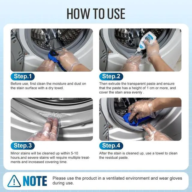 Alt view image 3 of 7 - Home Cleaner Gel, Cleaner for Washing Machine, Refrigerator Strips, Household Shower, Kitchen Sinks, Walls, Tiles, Bathrooms- 5 fl oz