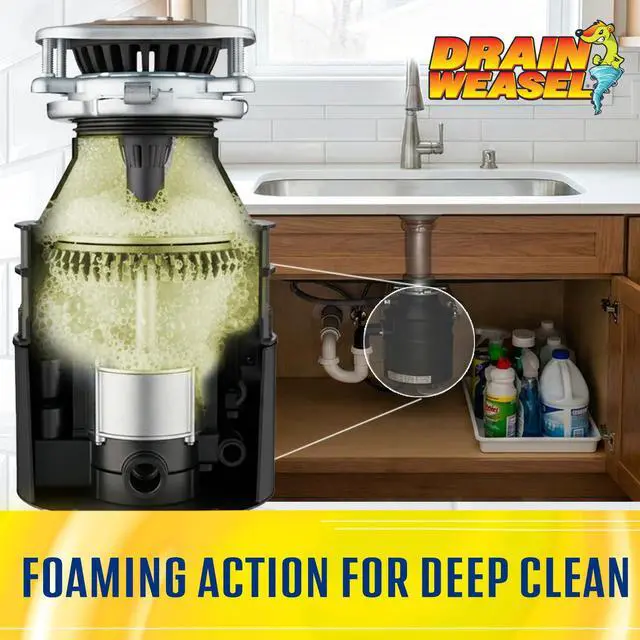 Alt view image 3 of 7 - Garbage Disposal Pods Cleaner and Deodorizer, Sink Odor Eliminator with Foaming Action, Septic-Safe Enzyme Formula, Fresh Lemon Scent, Pack of 5