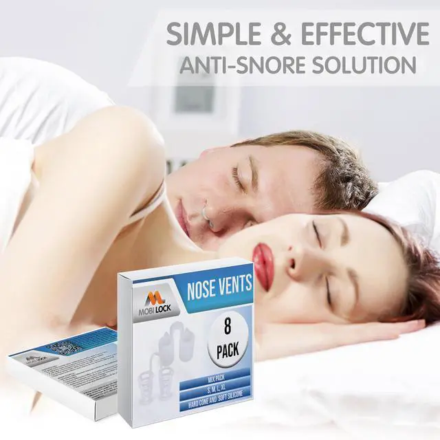 Alt view image 3 of 7 - Vent Sinus Relief Dilator (Pack of 8 Various Sizes) - A Simple Solution for Nasal Snorers - Reusable Snoring Device to Enjoy a Peaceful Night's Sleep