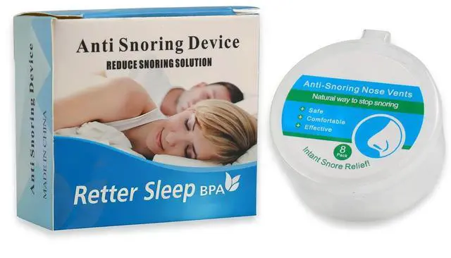 Main image of Anti Snoring Nose Vent 8 Nasal Cones Nasal Dilator to Stop Snoring - Effective Snore Stopper Anti Snoring Devices Easy to Use Snoring Solution