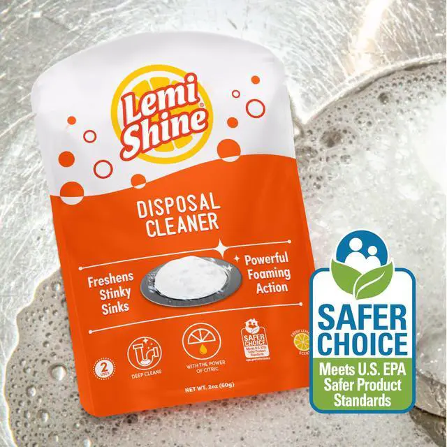 Alt view image 5 of 7 - Garbage Disposal Cleaner and Deodorizer Powered By Citric Acid | Foam Cleaner For Kitchen Garbage Disposal with a Natural, Fresh Lemon Scent (2 Count)