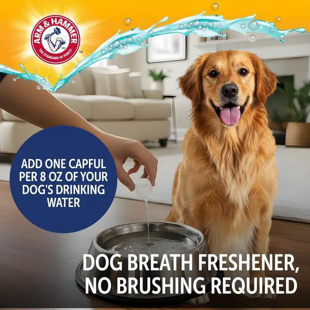 Alt view image 4 of 7 - Complete Care Dog Dental Water Additive, Odorless Flavorless Daily Oral Care Solution with Baking Soda and Calcium for Plaque, Tartar, and Fresh Breath, 16 Fl Oz
