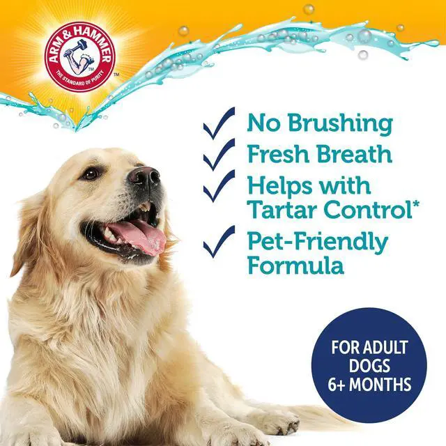 Alt view image 5 of 7 - Complete Care Dog Dental Water Additive, Odorless Flavorless Daily Oral Care Solution with Baking Soda and Calcium for Plaque, Tartar, and Fresh Breath, 16 Fl Oz